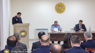 Председатель Следственного комитета Артур Погосян провел совещание в Следственном управлении Армавирского марза